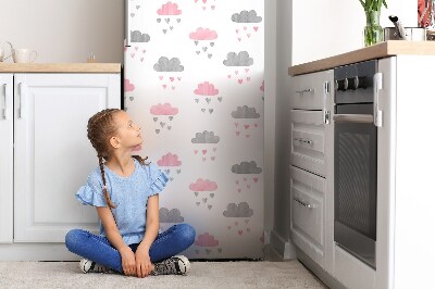 Ukrasni magnet za frižider Minimalistički oblaci