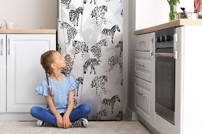 Magnetska naljepnica za hladnjak Tigar i zebra