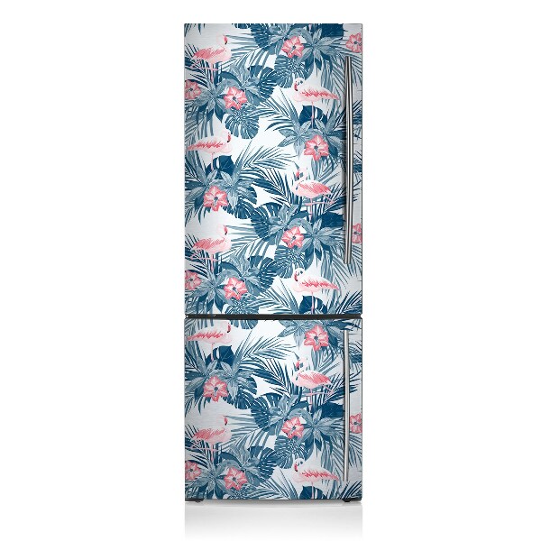 Magnetska naljepnica za hladnjak Flamingosi i mrlje