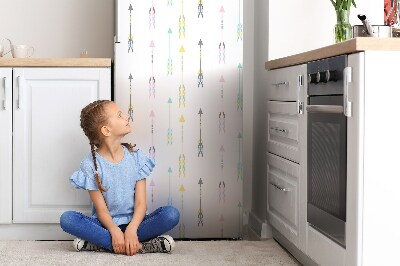 Ukrasni magnet za frižider Minimalističke šarene strelice