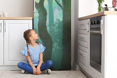 Magnetska naljepnica za hladnjak Tamna šuma