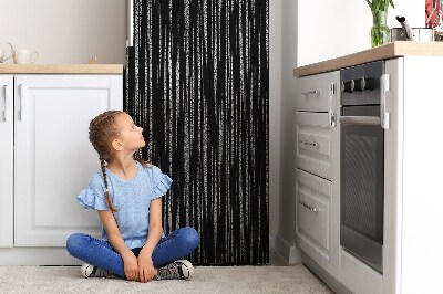 Magnetska naljepnica za hladnjak Crni uzorak