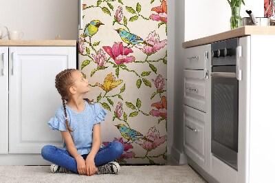 Ukrasni magnet za frižider Cvijeće i ptice