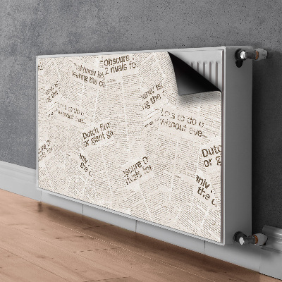 Magnetski poklopac za radijator Novine u vintage stilu