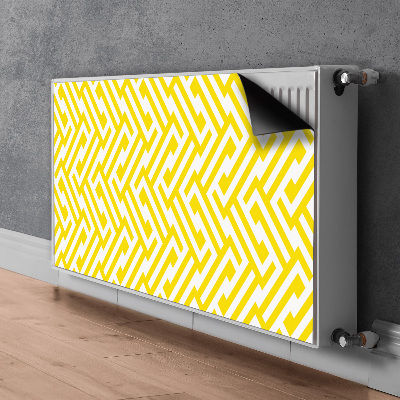 Magnetska prostirka za radijator Žuta pruga