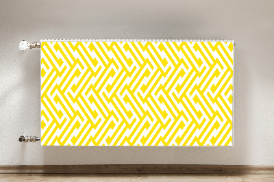 Magnetska prostirka za radijator Žuta pruga