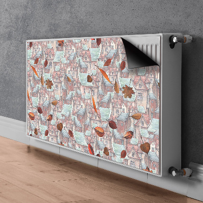 Naljepnica magnetska za radijator Jesenski grad
