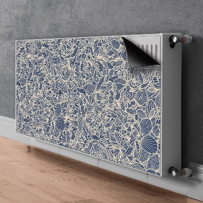 Ukrasni magnet za radijator Plavi cvijet