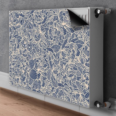 Ukrasni magnet za radijator Plavi cvijet