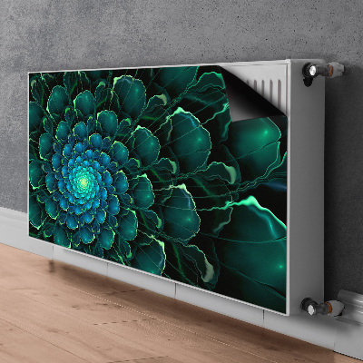 Ukrasni magnet za radijator Zeleni cvijet
