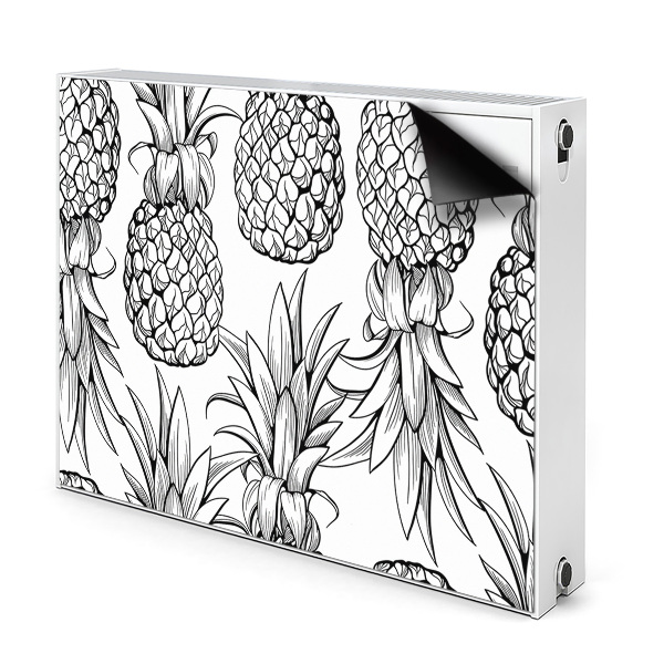 Naljepnica magnetska za radijator ananas