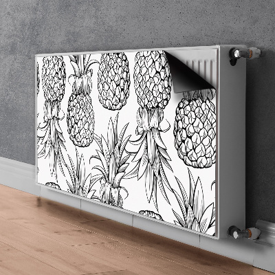Naljepnica magnetska za radijator ananas