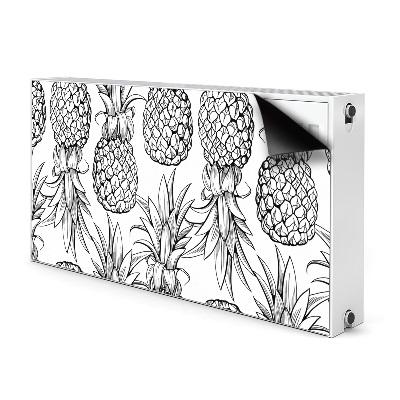 Naljepnica magnetska za radijator ananas