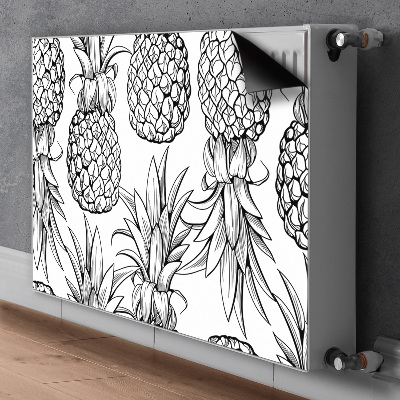Naljepnica magnetska za radijator ananas