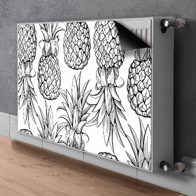 Naljepnica magnetska za radijator ananas