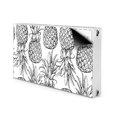 Naljepnica magnetska za radijator ananas