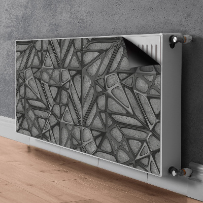 Naljepnica magnetska za radijator Mrežasti uzorak na betonu