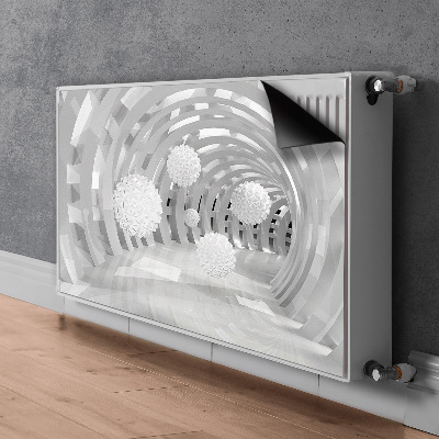 Naljepnica magnetska za radijator Apstraktni 3d tunel