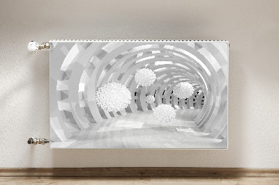 Naljepnica magnetska za radijator Apstraktni 3d tunel