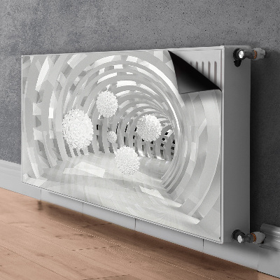 Naljepnica magnetska za radijator Apstraktni 3d tunel