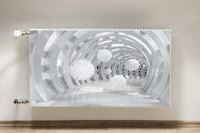 Naljepnica magnetska za radijator Apstraktni 3d tunel