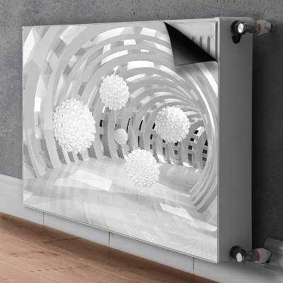 Naljepnica magnetska za radijator Apstraktni 3d tunel