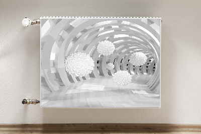 Naljepnica magnetska za radijator Apstraktni 3d tunel