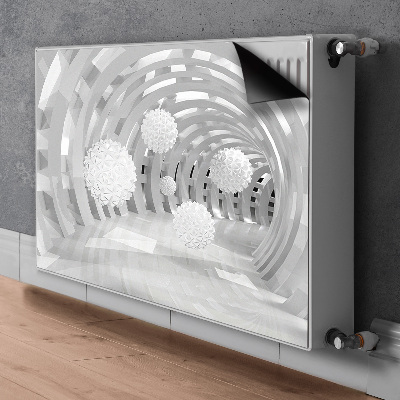 Naljepnica magnetska za radijator Apstraktni 3d tunel