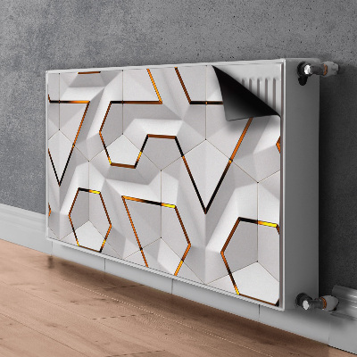 Magnetski poklopac za radijator Moderni 3D uzorak