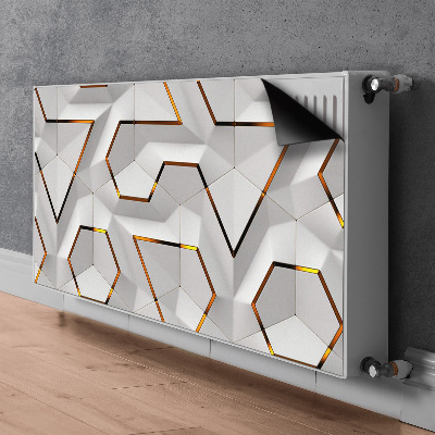 Magnetski poklopac za radijator Moderni 3D uzorak
