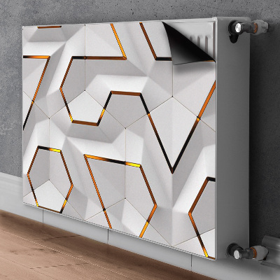 Magnetski poklopac za radijator Moderni 3D uzorak