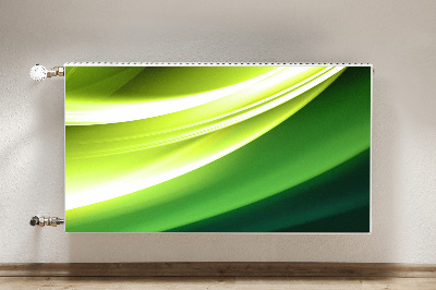 Magnetska prostirka za radijator Zelena apstrakcija