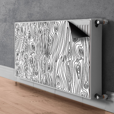 Magnetski poklopac za radijator Imitacija drveta