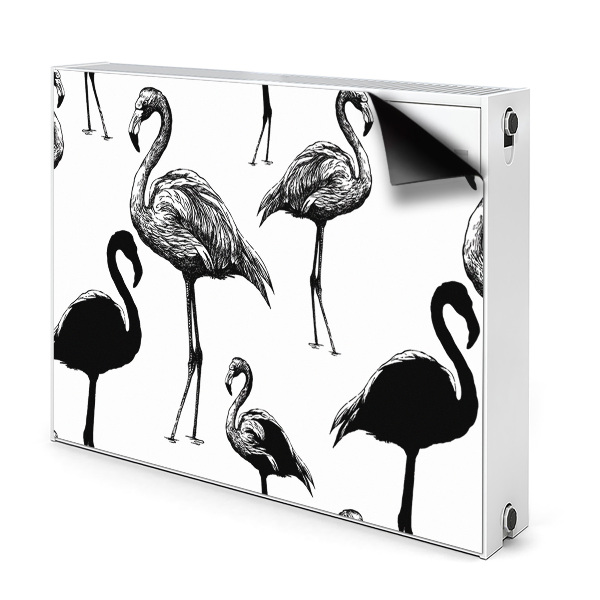Magnetska prostirka za radijator Flamingosi u retro stilu