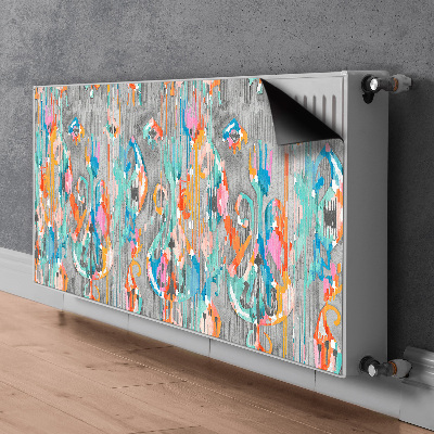 Magnetska prostirka za radijator Grafiti