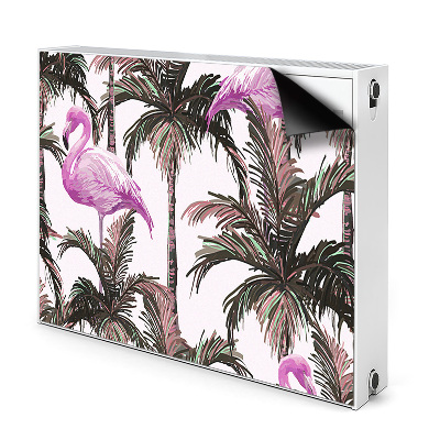 Naljepnica magnetska za radijator Flamingosi u palmama