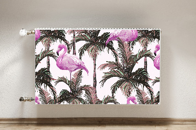 Naljepnica magnetska za radijator Flamingosi u palmama