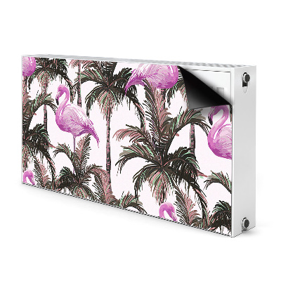 Naljepnica magnetska za radijator Flamingosi u palmama