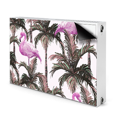 Naljepnica magnetska za radijator Flamingosi u palmama