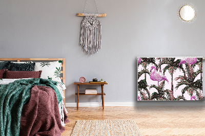 Naljepnica magnetska za radijator Flamingosi u palmama