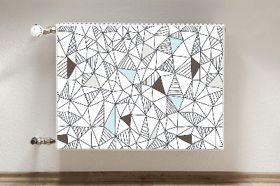 Naljepnica magnetska za radijator Geometrijski uzorak
