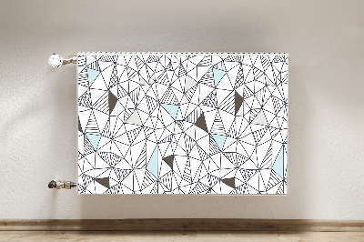 Naljepnica magnetska za radijator Geometrijski uzorak