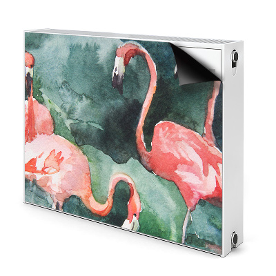 Naljepnica magnetska za radijator Slikani flamingosi