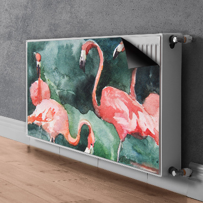 Naljepnica magnetska za radijator Slikani flamingosi