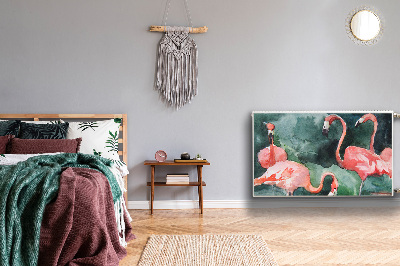 Naljepnica magnetska za radijator Slikani flamingosi