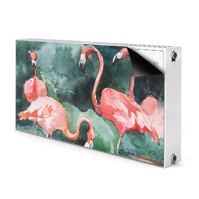 Naljepnica magnetska za radijator Slikani flamingosi