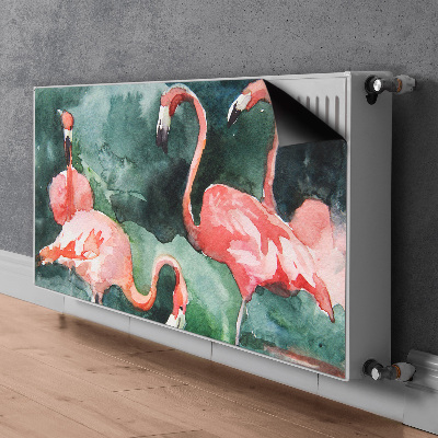 Naljepnica magnetska za radijator Slikani flamingosi
