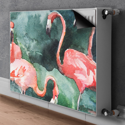 Naljepnica magnetska za radijator Slikani flamingosi