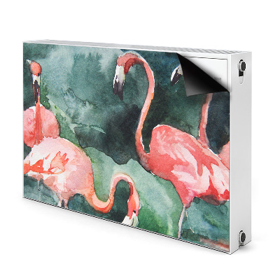 Naljepnica magnetska za radijator Slikani flamingosi