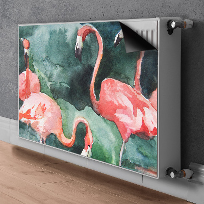 Naljepnica magnetska za radijator Slikani flamingosi